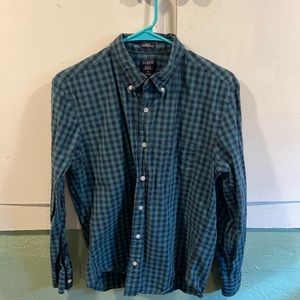 J crew plaid button up